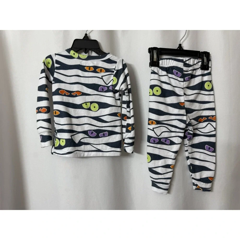 Disney Halloween‎ Size 18 Months Mickey Mouse Mummy Pajama Long Sleeve PJs  G52